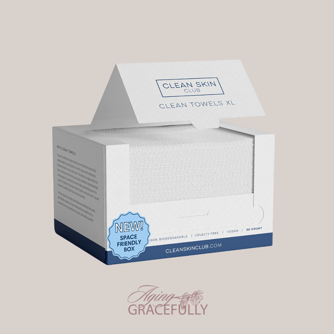 Clean Skin Club towels xl at Aging Gracefully Skin Experts in Seattle