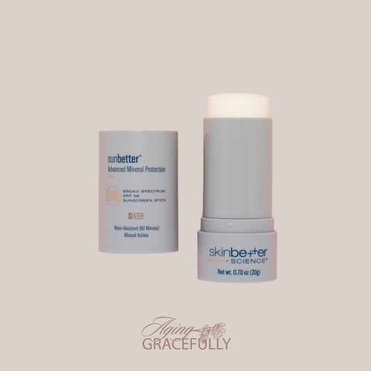 Skinbetter Science Sunbetter sheer stick at Aging Gracefully Skin Experts in Seattle